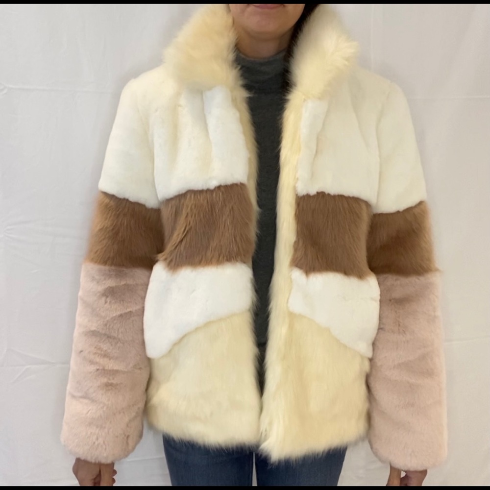 Apparis faux fur coat